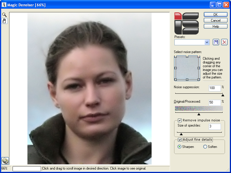 Click to view Magic Denoiser 1.5 screenshot